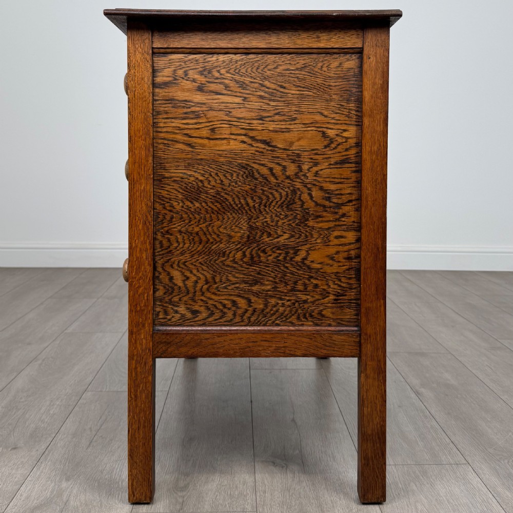  Antique 20th Century Golden Oak Chest Of Drawers  View III