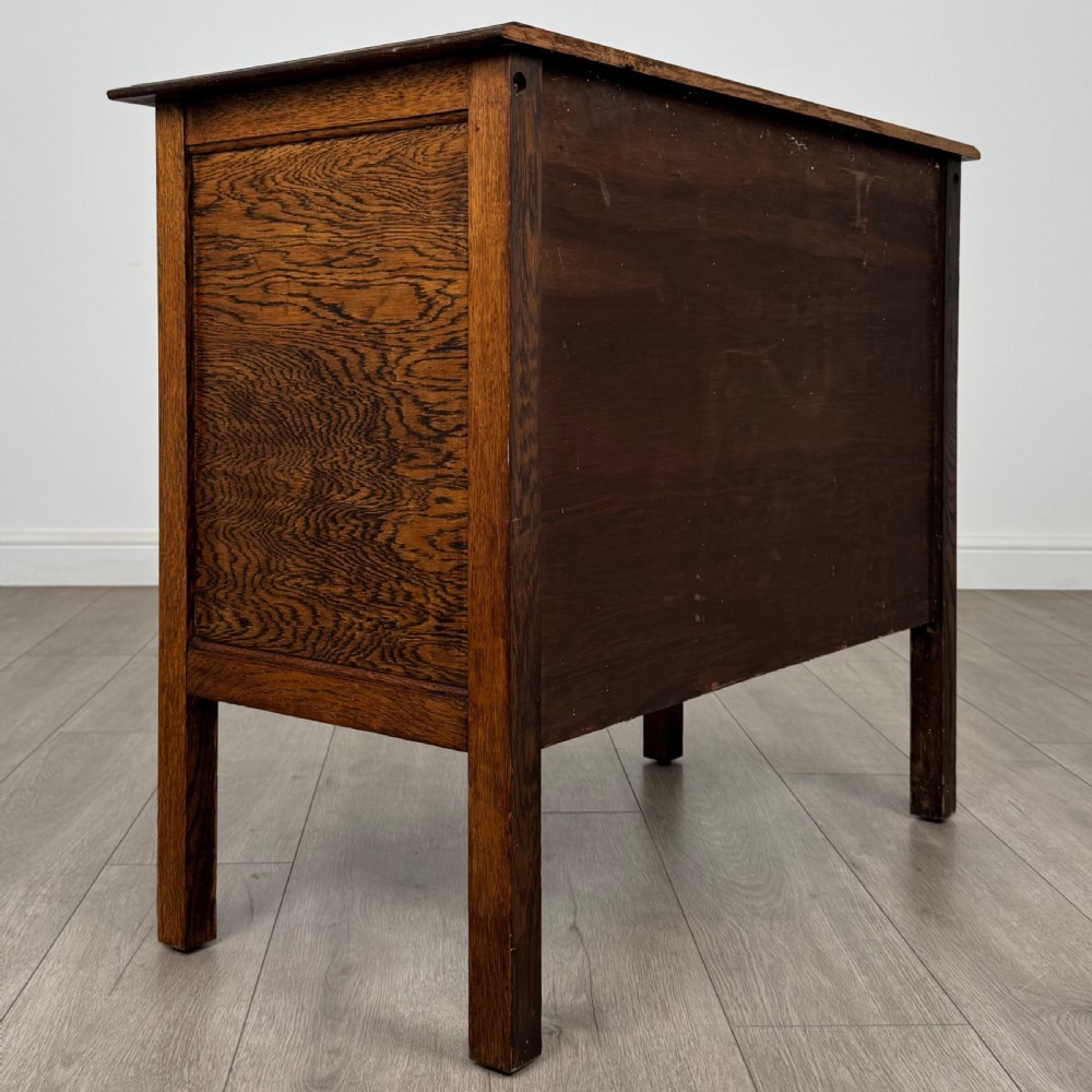  Antique 20th Century Golden Oak Chest Of Drawers  View IV