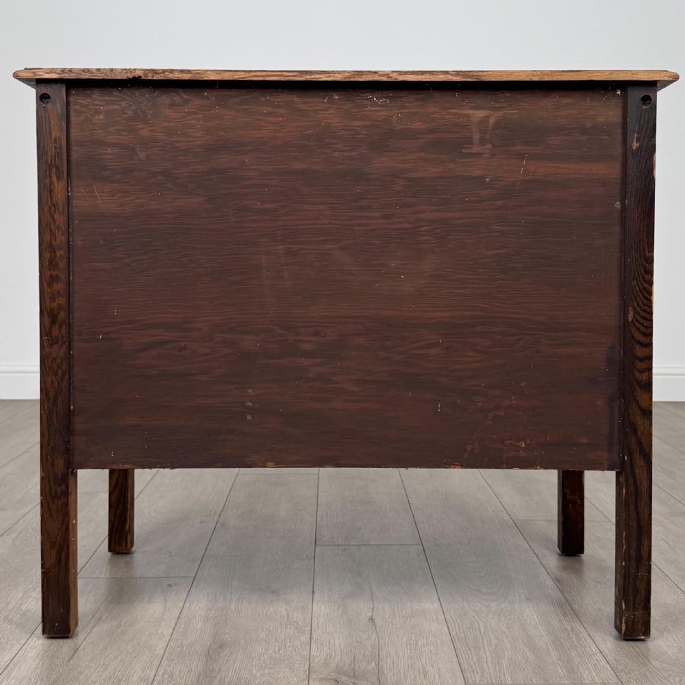  Antique 20th Century Golden Oak Chest Of Drawers  View V