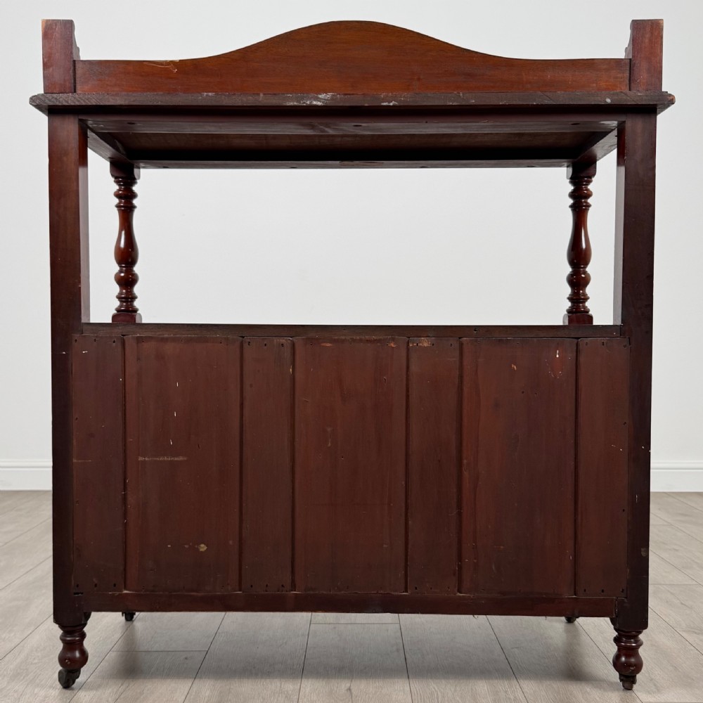 Antique 19th Century Good Quality Cupboard In Mahogany  View VI