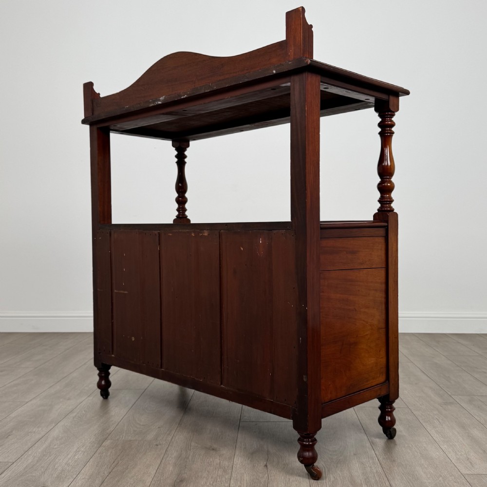 Antique 19th Century Good Quality Cupboard In Mahogany  View VII