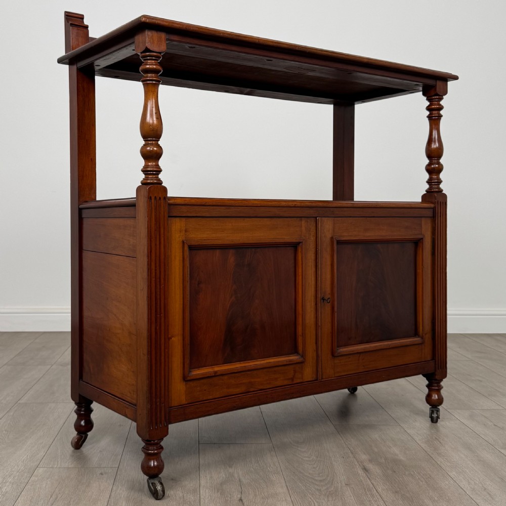 Antique 19th Century Good Quality Cupboard In Mahogany  View IX