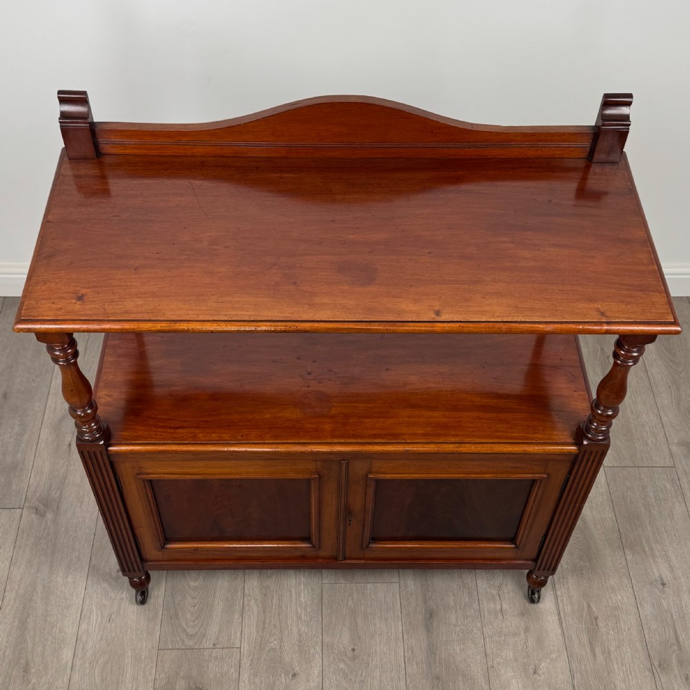 Antique 19th Century Good Quality Cupboard In Mahogany  View X