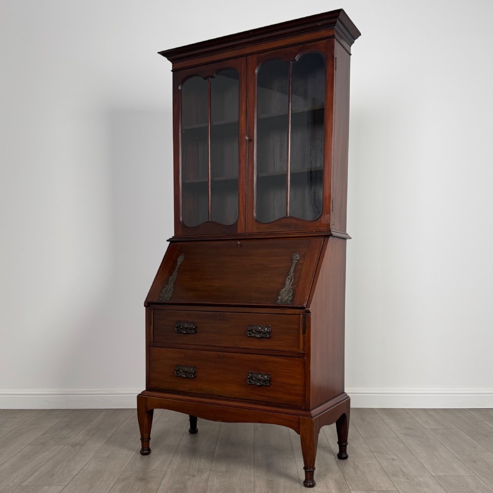 Antique 20th Century Bureau Bookcase In Mahogany View IV