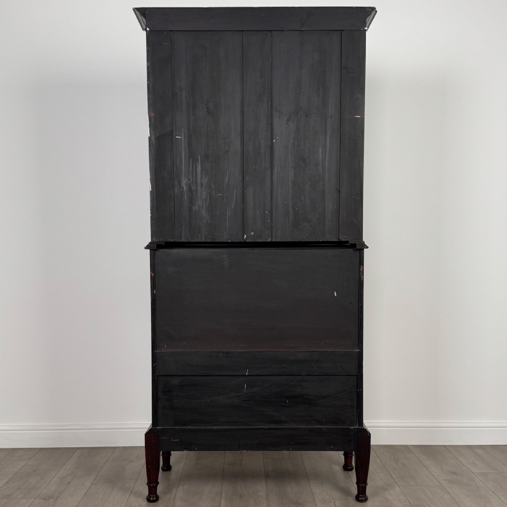 Antique 20th Century Bureau Bookcase In Mahogany View VII