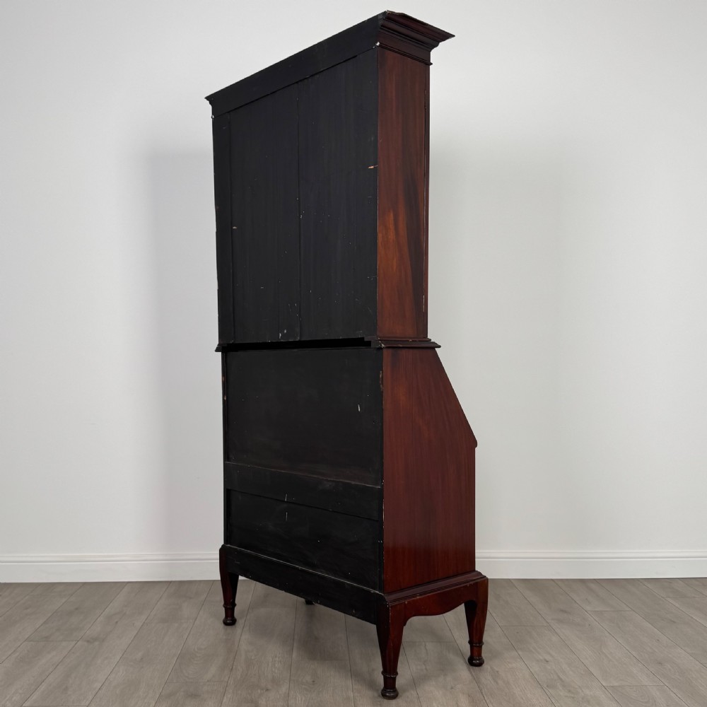 Antique 20th Century Bureau Bookcase In Mahogany View VIII