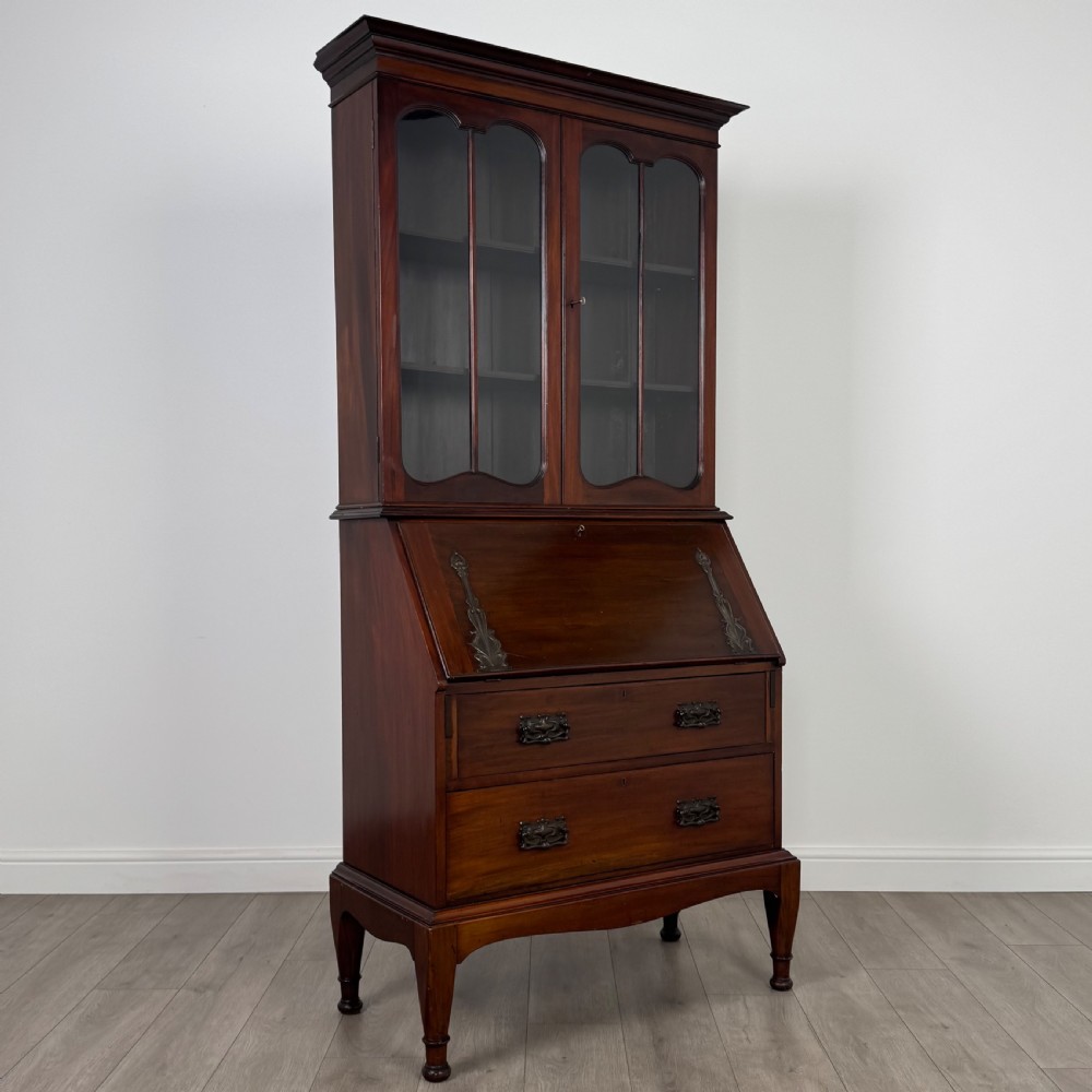 Antique 20th Century Bureau Bookcase In Mahogany View X