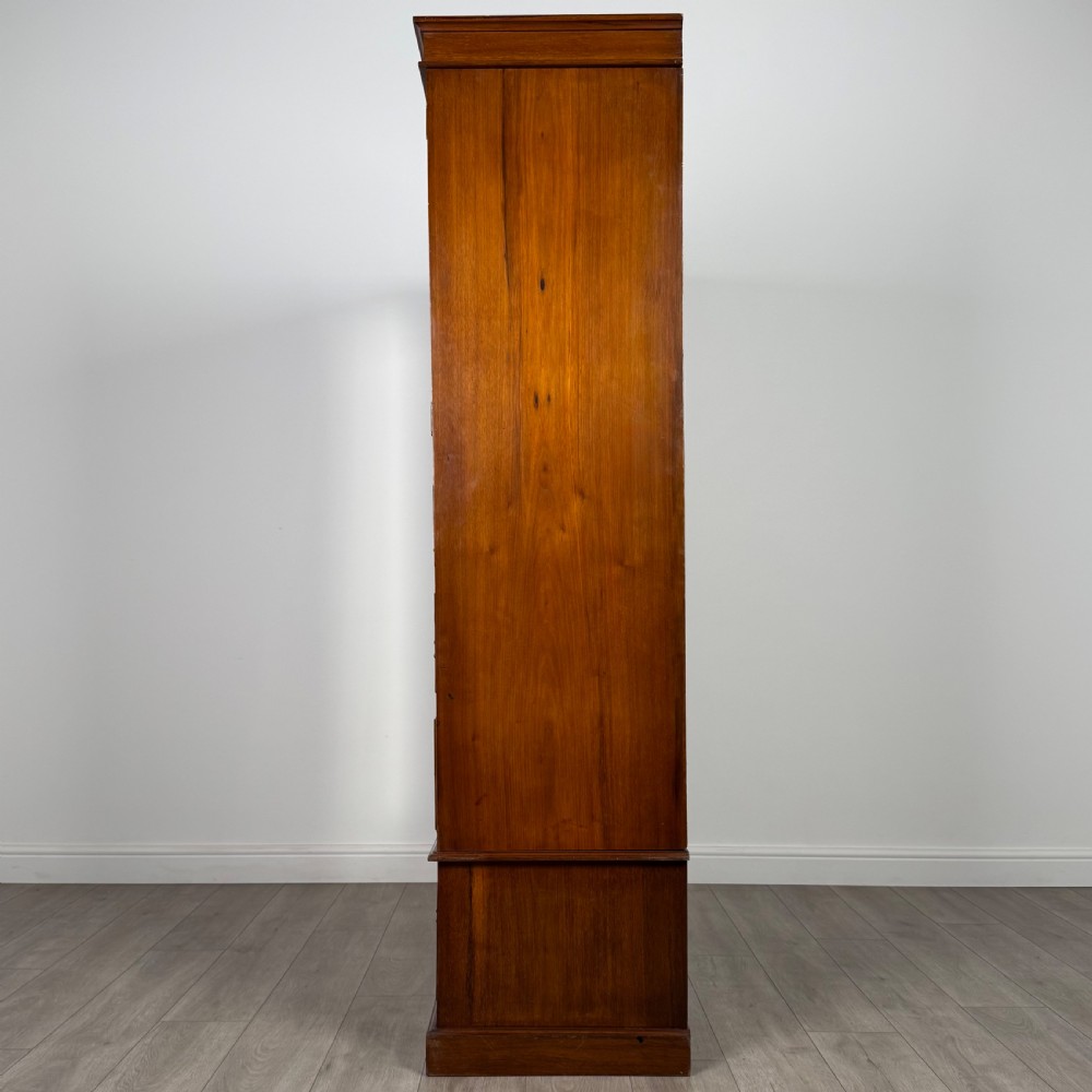 Antique 19th Century Fine Quality Burr Walnut Compactum Wardrobe  View IV