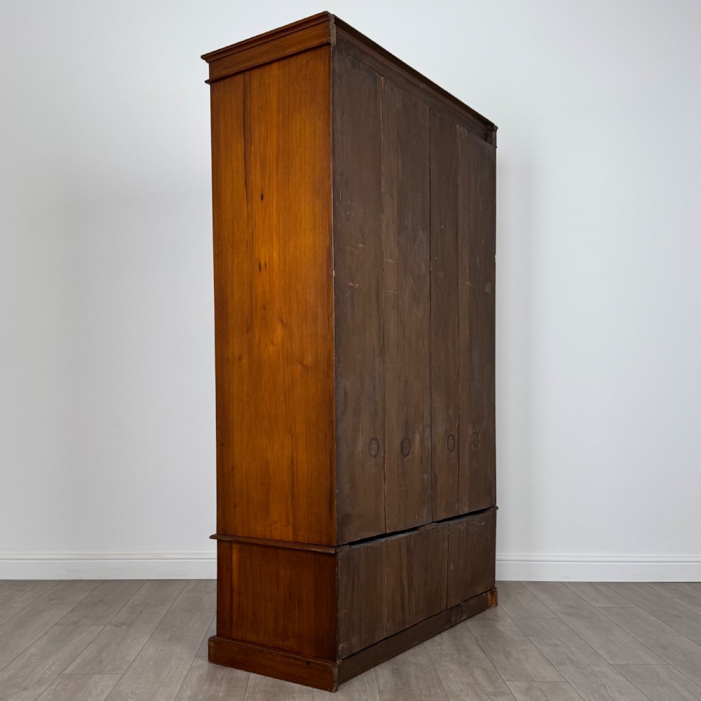 Antique 19th Century Fine Quality Burr Walnut Compactum Wardrobe  View V
