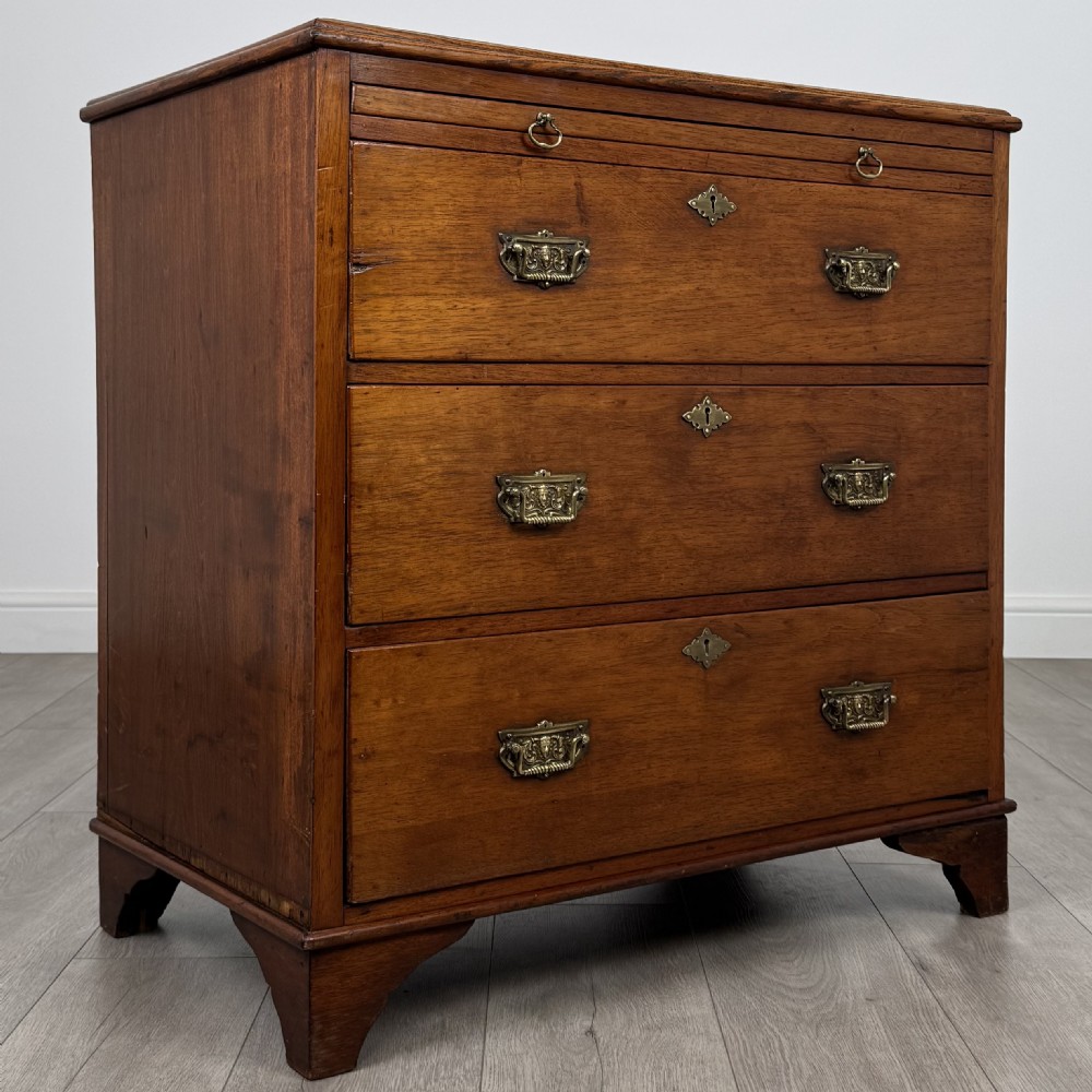 Antique 19th Century Small Walnut Chest Of Drawers  View VIII
