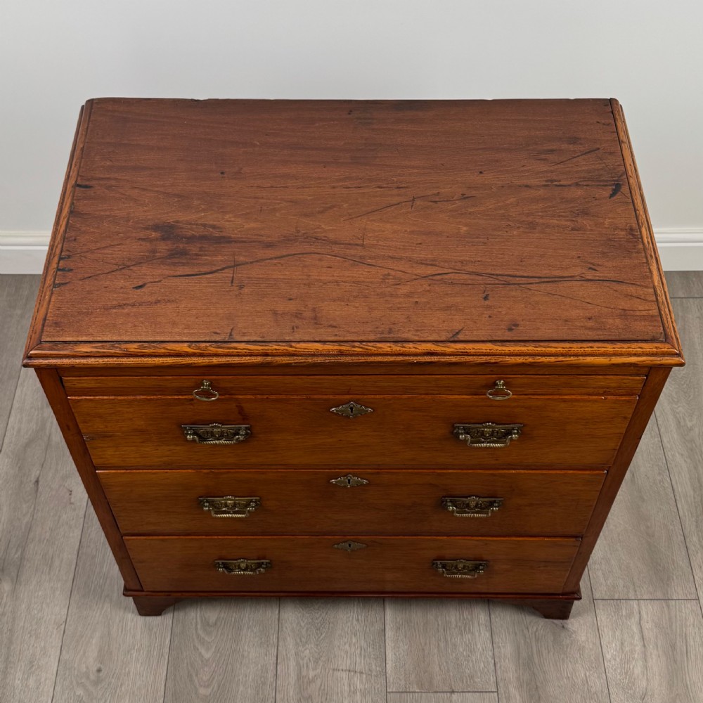 Antique 19th Century Small Walnut Chest Of Drawers  View IX