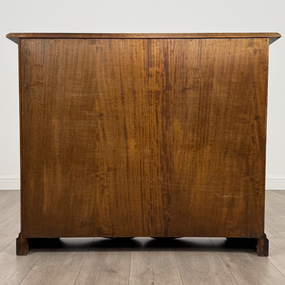 Antique 20th Century Open Bookcase In Oak  View VI