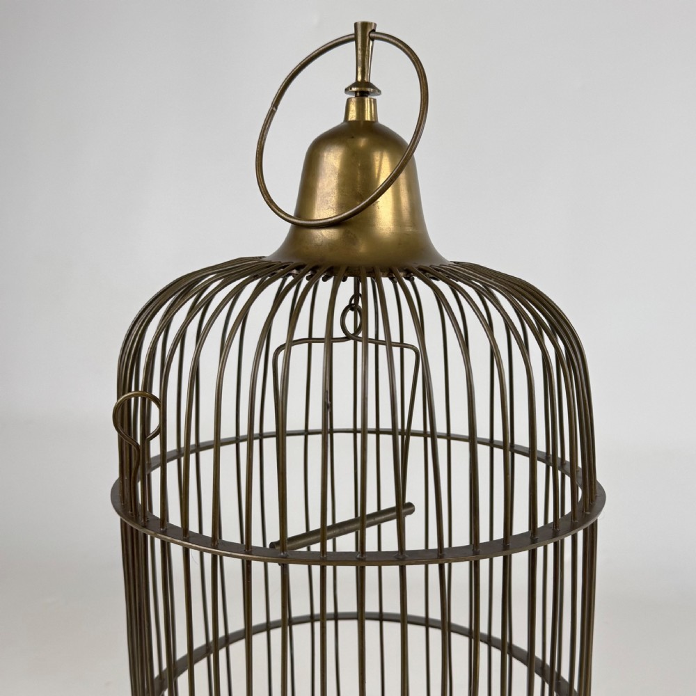 Antique 19th Century Decorative Brass Bird Cage  View IV