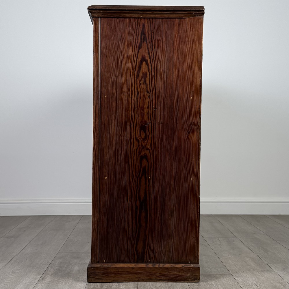 Antique 19th Century Good Quality Pitch Pine Cupboard  View IV
