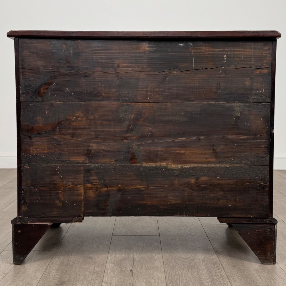  Antique 18th Century Small Mahogany Chest Of Drawers  View V