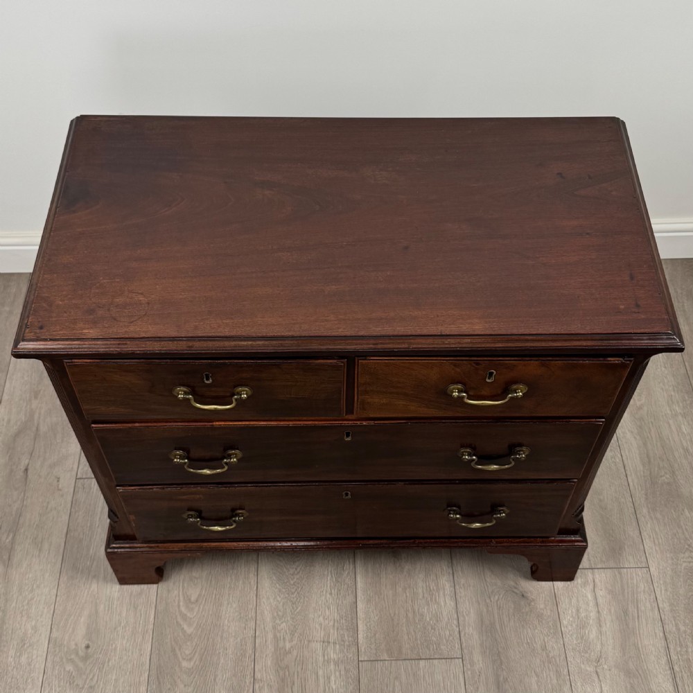  Antique 18th Century Small Mahogany Chest Of Drawers  View IX