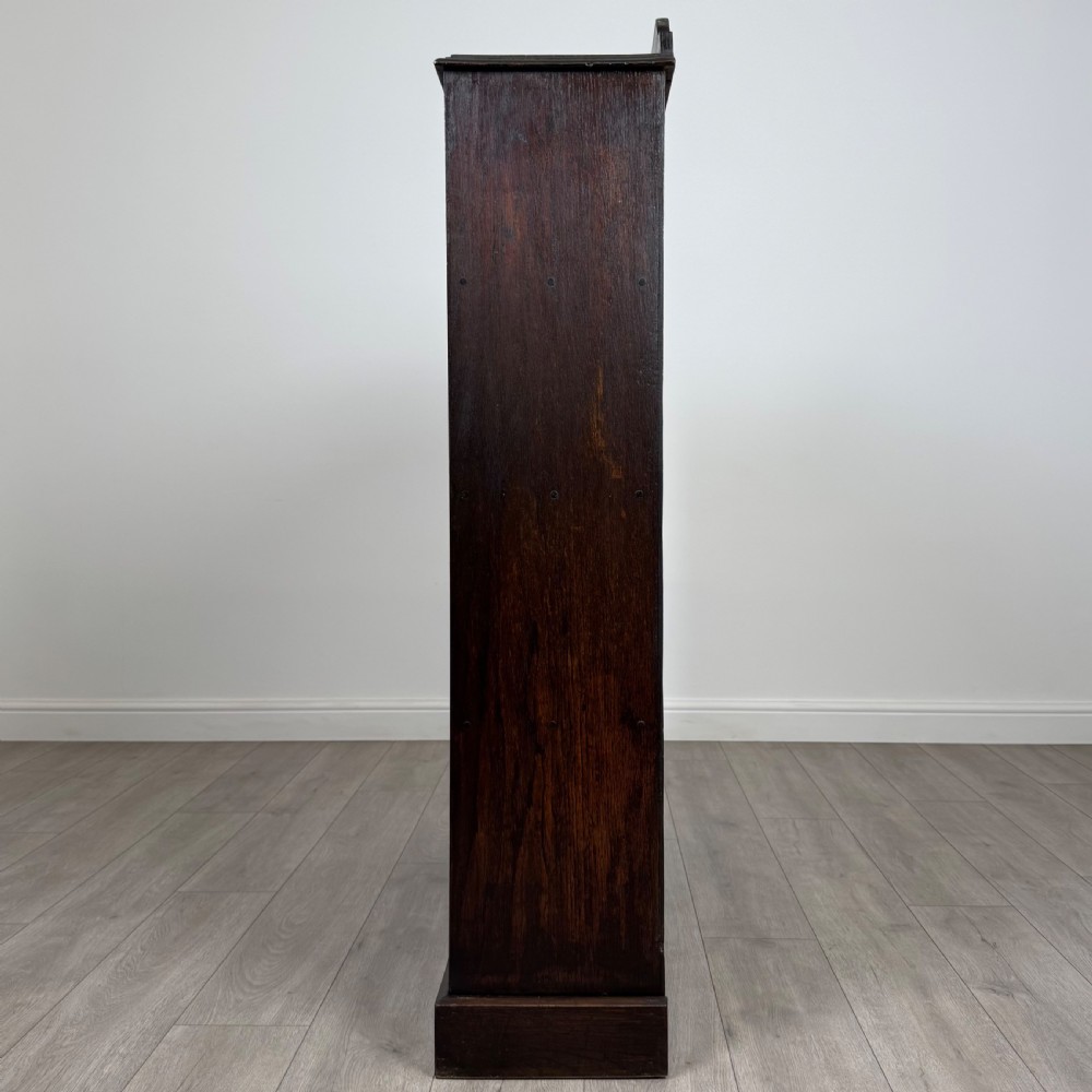  Antique 20th Century Open Bookcase In Oak  View IV