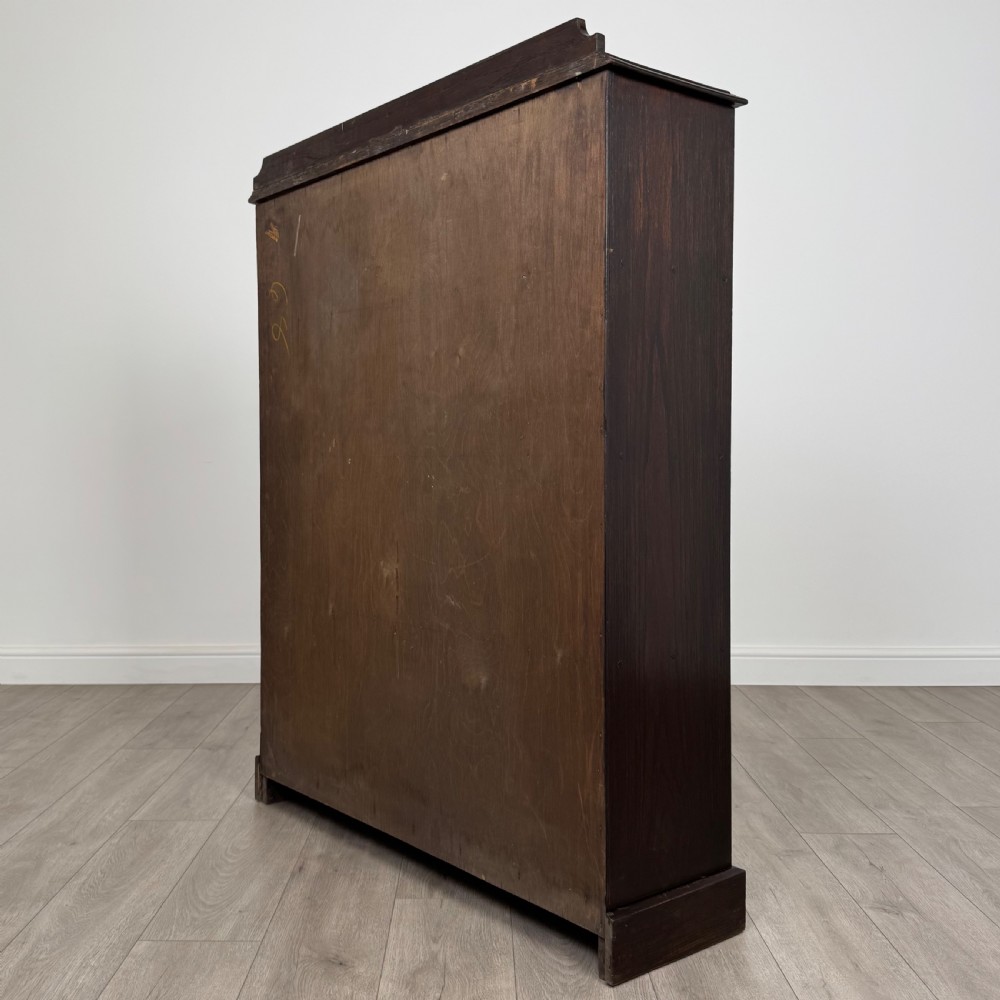  Antique 20th Century Open Bookcase In Oak  View VII