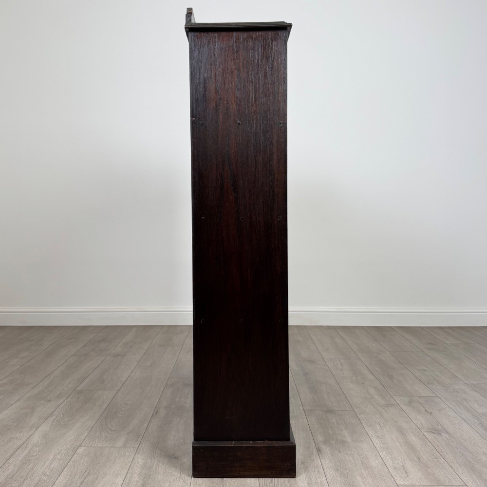 Antique 20th Century Open Bookcase In Oak  View VIII