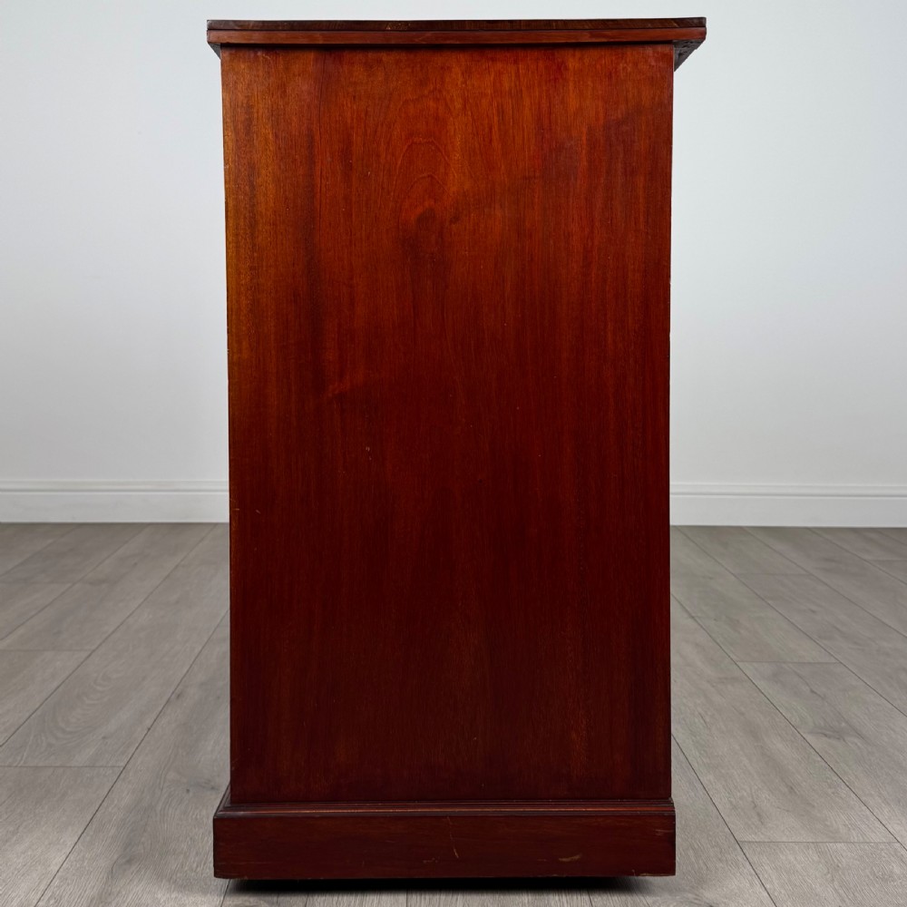  Antique 19th Century Small Inlaid Chest Of Drawers In Mahogany  View III