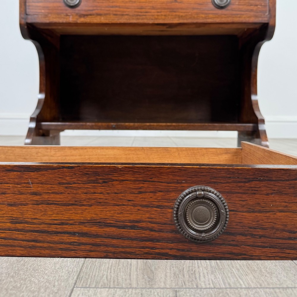  Antique 20th Century Bureau Bookcase In Oak  View XIII