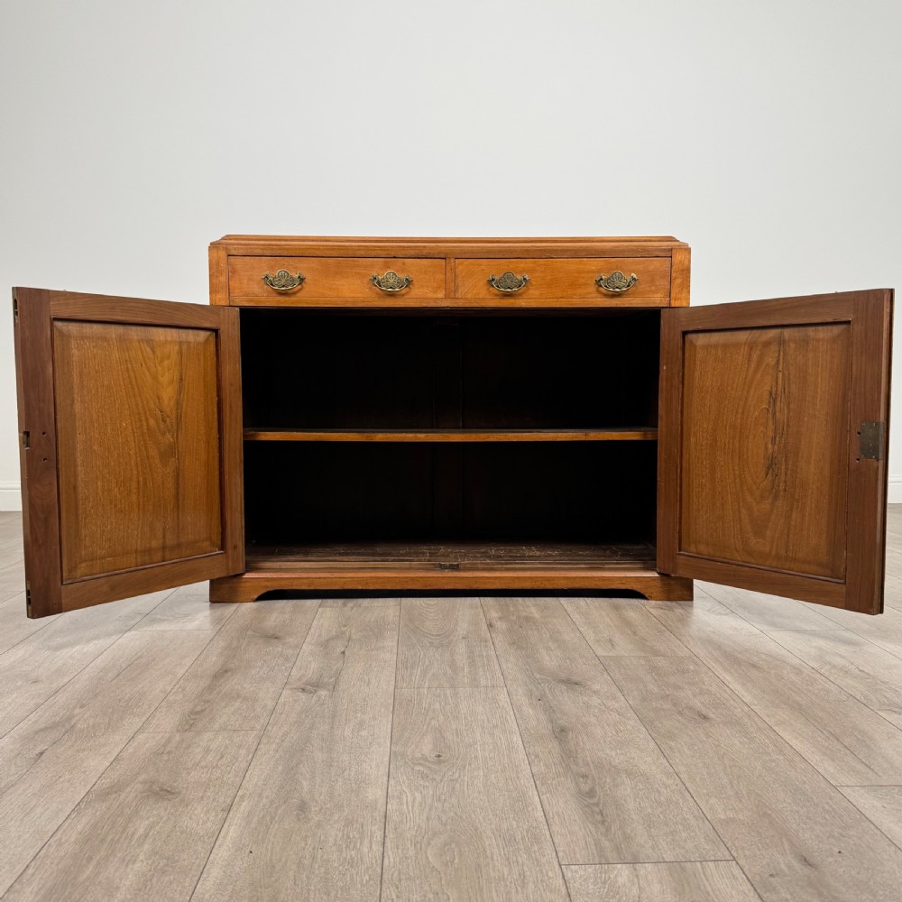Antique 20th Century Carved Sideboard In Walnut  View II