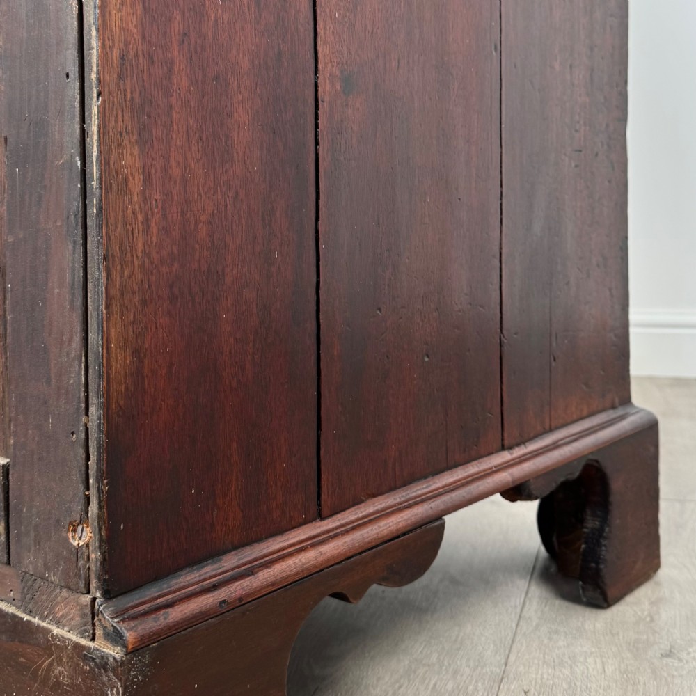  Antique 18th Century Fine Quality Bureau Bookcase In Mahogany  View XIV