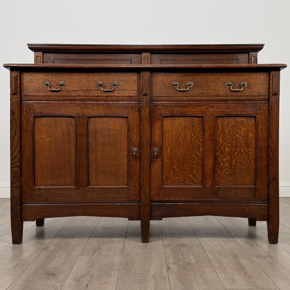 Antique 20th Century Good Quality Oak Sideboard