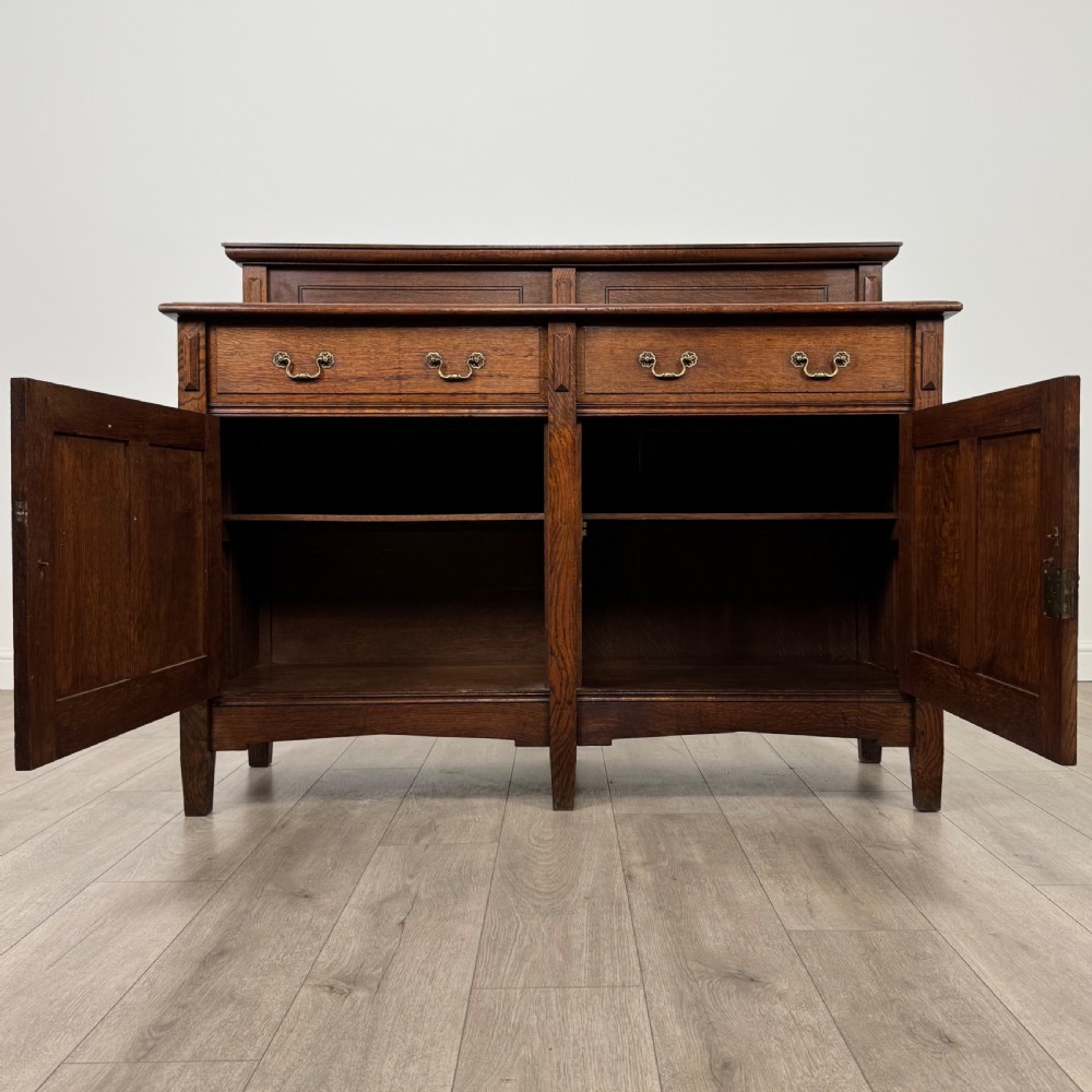Antique 20th Century Good Quality Oak Sideboard View II