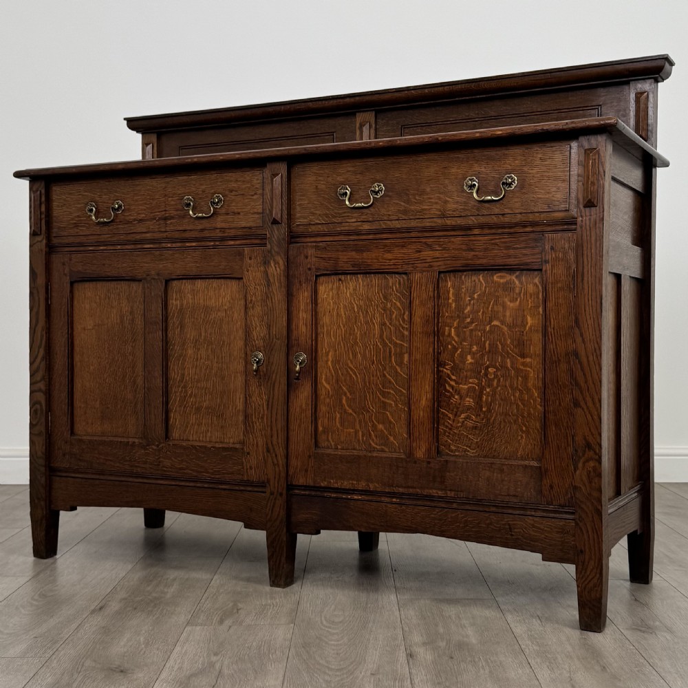 Antique 20th Century Good Quality Oak Sideboard View III