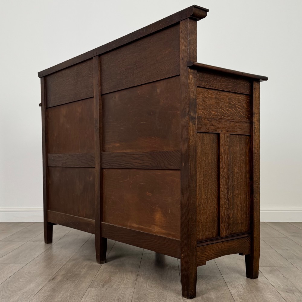 Antique 20th Century Good Quality Oak Sideboard View VII