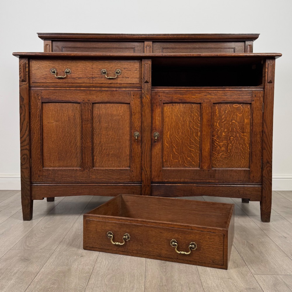Antique 20th Century Good Quality Oak Sideboard View X