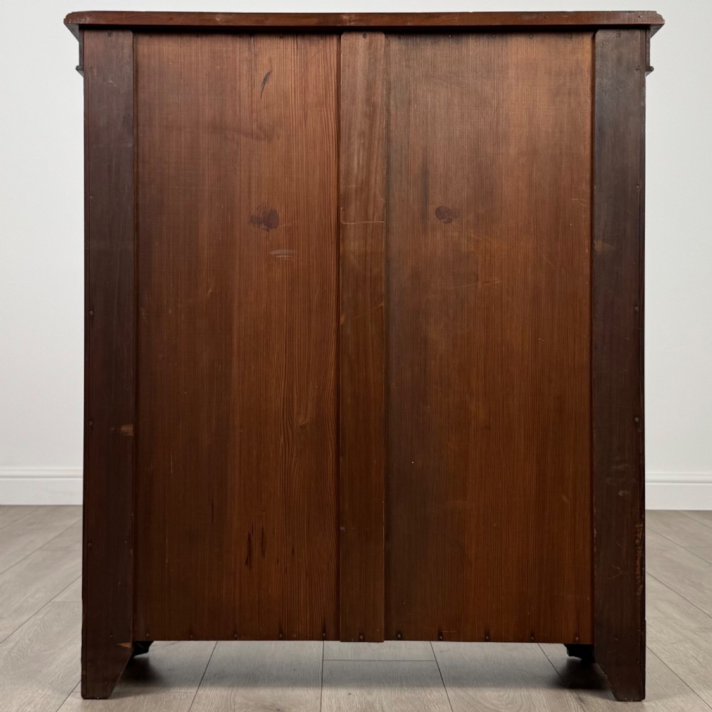 Antique 20th Century Good Quality Display Cabinet In Walnut  View VII