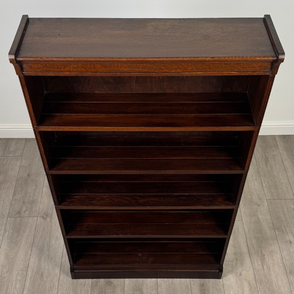 Antique 20th Century Pair Of Stacking Bookcases In Oak   View XI