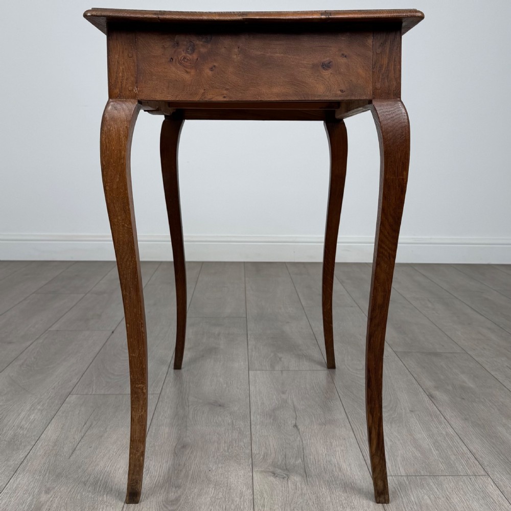 Antique 20th Century French Side Table In Oak  View III