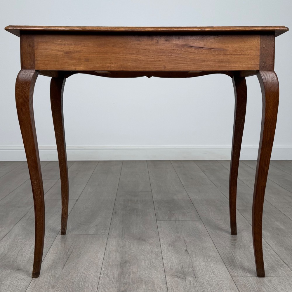 Antique 20th Century French Side Table In Oak  View V