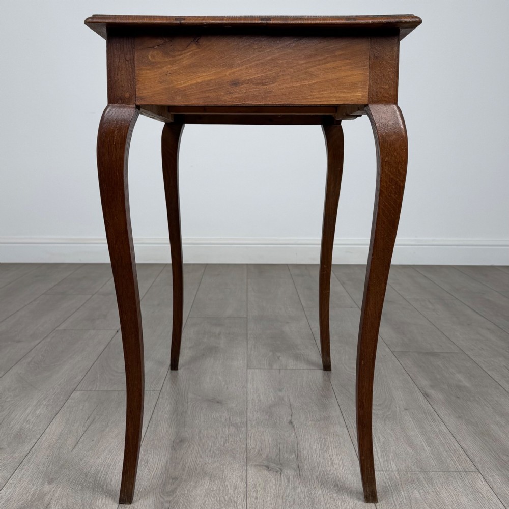 Antique 20th Century French Side Table In Oak  View VII