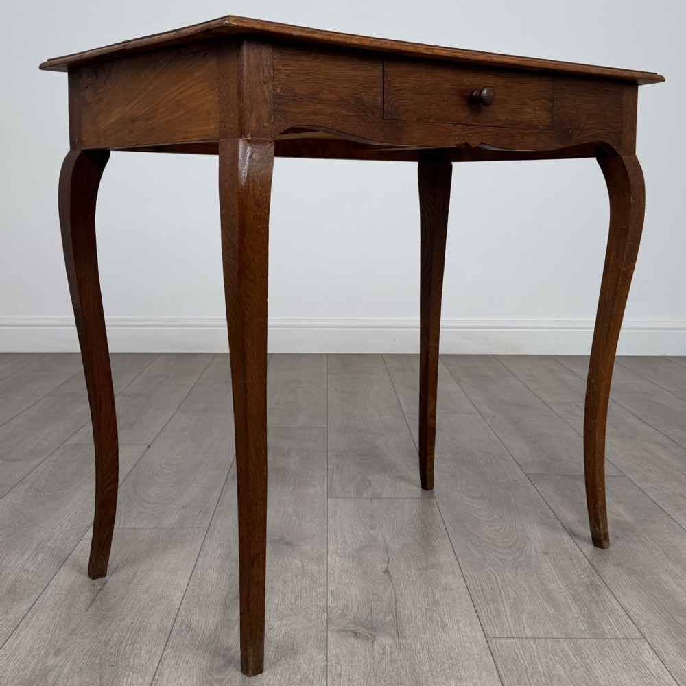 Antique 20th Century French Side Table In Oak  View VIII