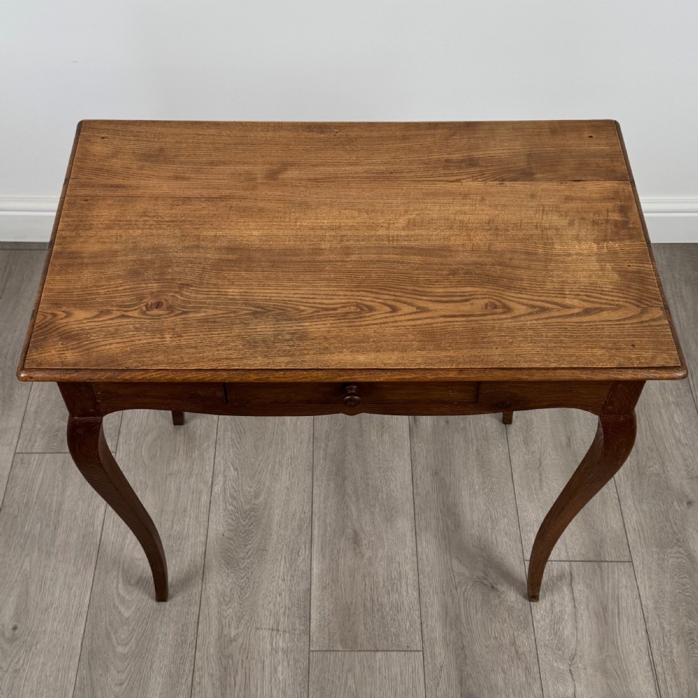 Antique 20th Century French Side Table In Oak  View IX