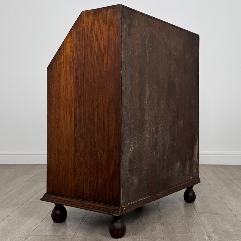 Antique 20th Century Good Quality Oak Bureau  View III