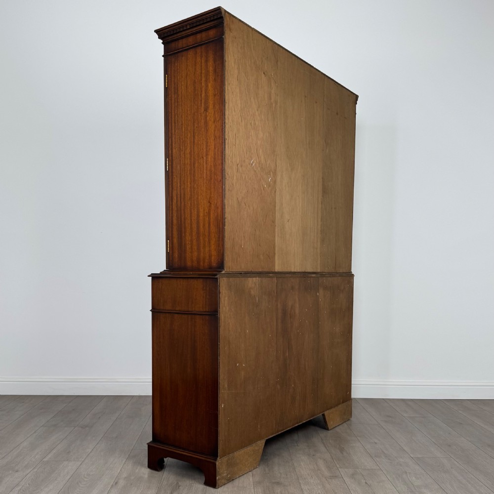  Vintage 20th Century Bookcase In Mahogany View VI