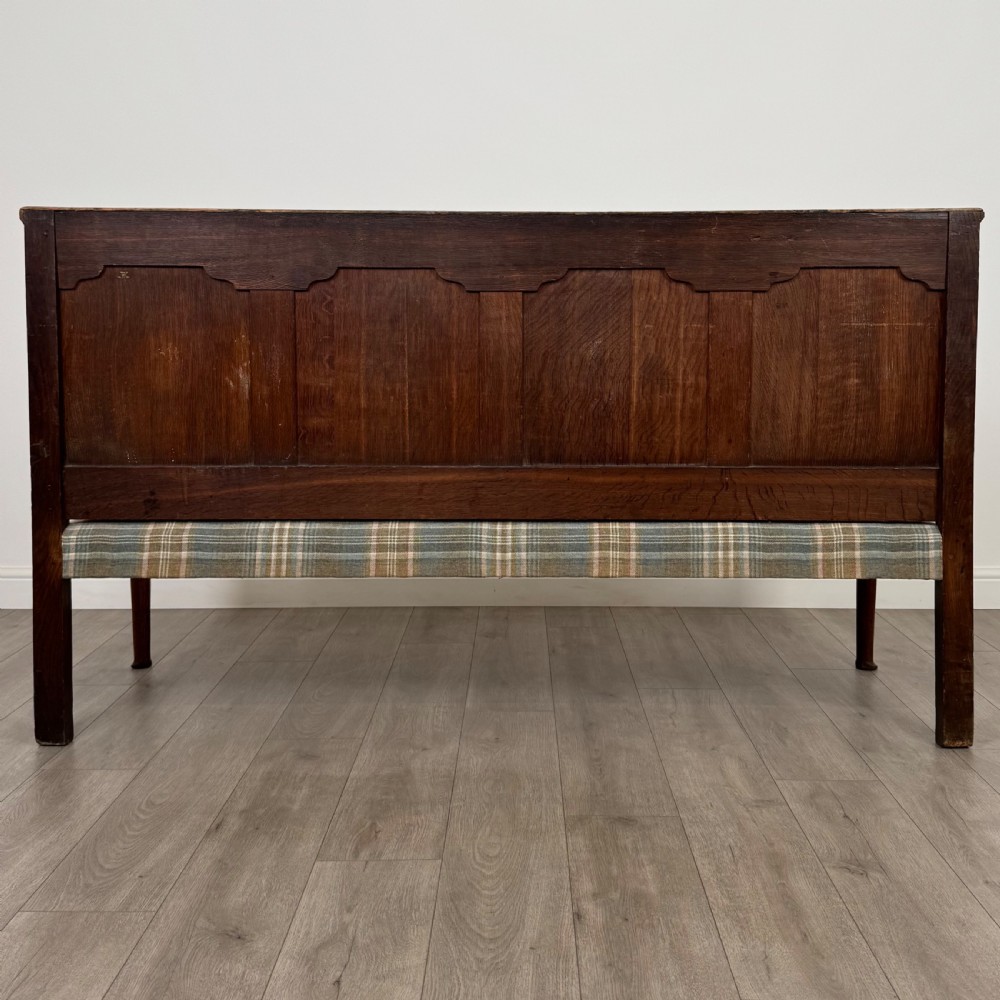  Antique 19th Century Good Quality Settle In Oak  View V