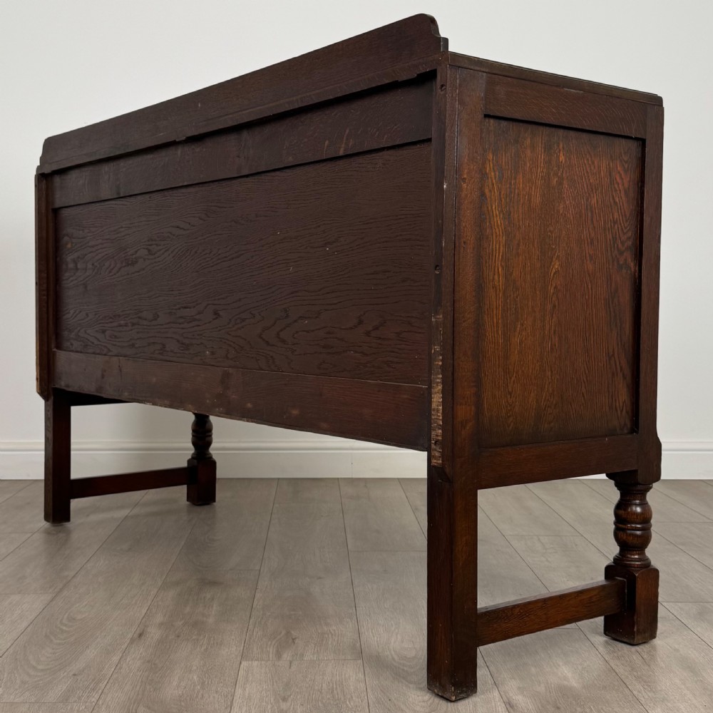 Antique 20th Century Good Quality Oak Sideboard View VI