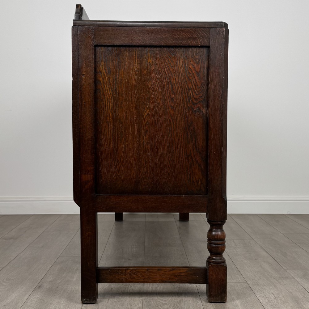 Antique 20th Century Good Quality Oak Sideboard View VII