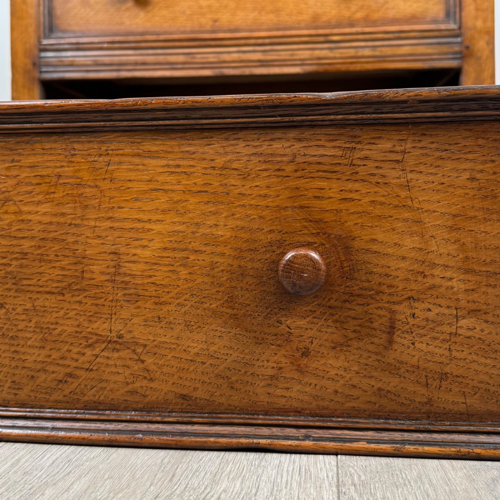 Antique 20th Century Chest Of Drawers In Oak  View XI