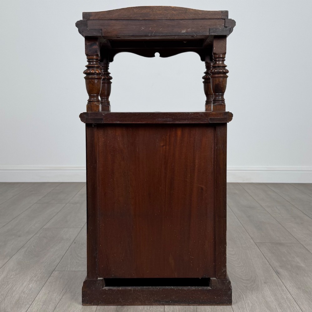 Antique 19th Century Good Quality Carved Oak Cabinet  View VI