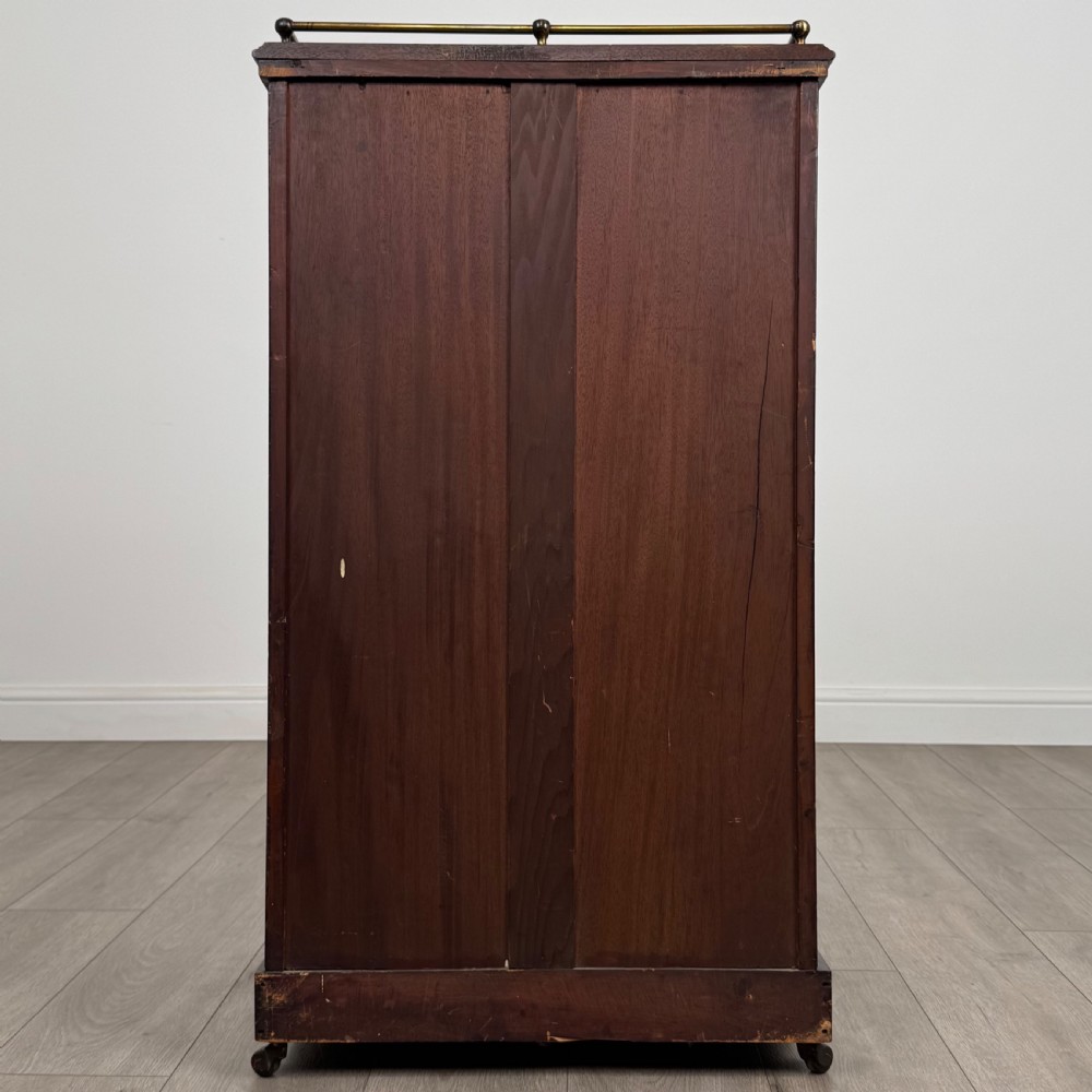 Antique 19th Century Glazed Cabinet In Mahogany  View VI