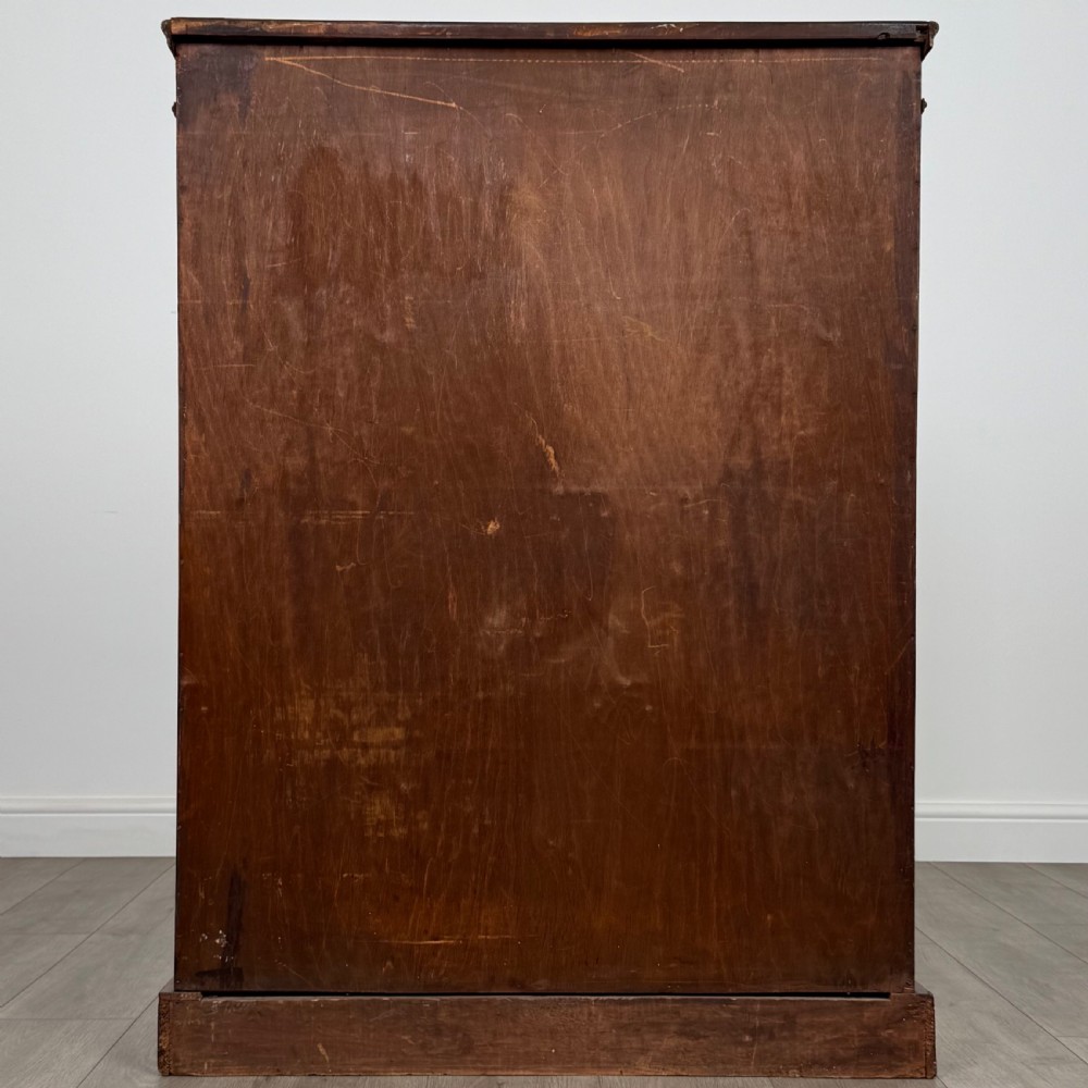 Antique 20th Century Small Open Bookcase In Mahogany  View VI