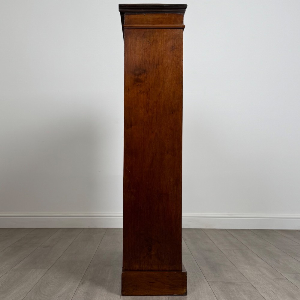 Antique 20th Century Small Open Bookcase In Mahogany  View VIII