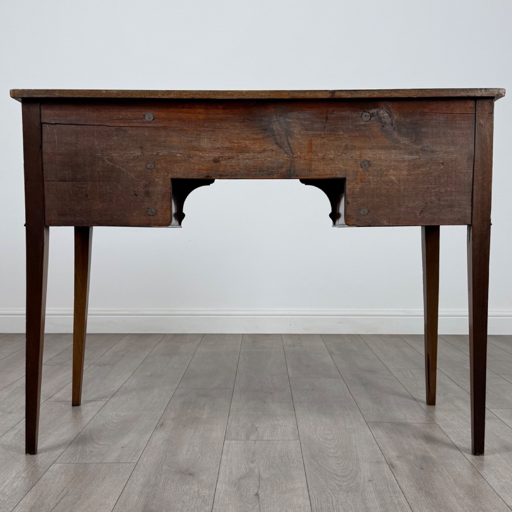 Antique 19th Century Good Quality Writing Table In Mahogany  View III